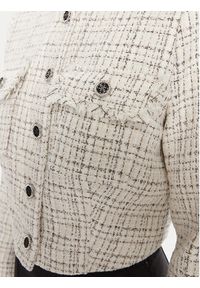 Guess Kurtka przejściowa W5YN44 WHDB2 Biały Regular Fit. Kolor: biały. Materiał: syntetyk