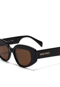 Nine West Okulary przeciwsłoneczne NW 6628S Brązowy. Kolor: brązowy #3