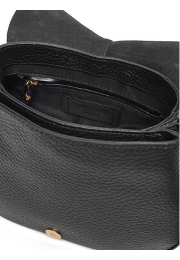 Gianni Chiarini Torebka Helena Round BS 11086 TKL-NAETN Czarny. Kolor: czarny. Materiał: skórzane