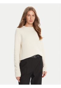 BOSS Sweter Febisan 50478315 Écru Regular Fit. Materiał: wełna
