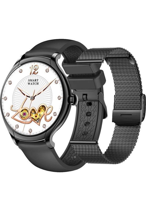 Smartwatch Rubicon RNCF13 Czarny. Rodzaj zegarka: smartwatch. Kolor: czarny