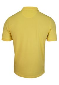 Żółta Bawełniana Koszulka POLO -Adriano Guinari- Męska, Krótki Rękaw, z Kołnierzykiem, Casualowa. Okazja: na co dzień. Typ kołnierza: polo. Kolor: wielokolorowy, złoty, żółty. Materiał: bawełna. Długość rękawa: krótki rękaw. Długość: krótkie. Styl: casual #2