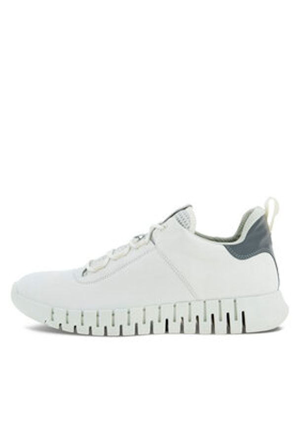 ecco - ECCO Sneakersy GRUUV M 52520450874 Biały. Kolor: biały. Materiał: skóra