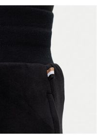 BOSS Spodnie dresowe Velour 50550635 Czarny Regular Fit. Kolor: czarny. Materiał: bawełna #4