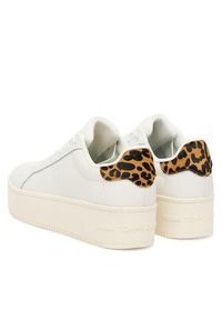 Tommy Jeans Sneakersy Tjw Flatform Leopard Sneaker EN0EN02930 Biały. Kolor: biały. Materiał: skóra #4