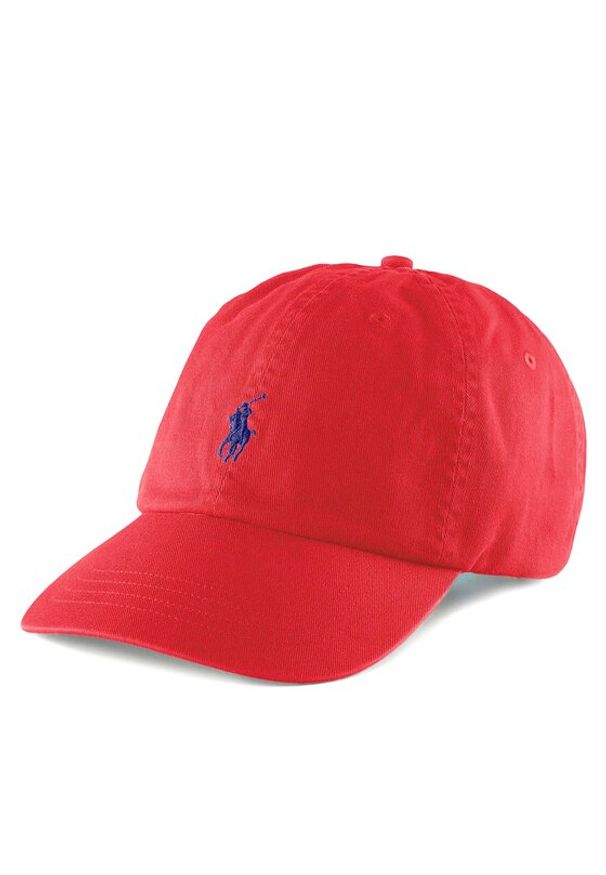 Polo Ralph Lauren Czapka z daszkiem 211912843022 Czerwony. Kolor: czerwony. Materiał: bawełna