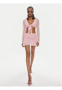 Juicy Couture Spódnica mini JCWGS23327 Różowy Slim Fit. Kolor: różowy. Materiał: syntetyk #3