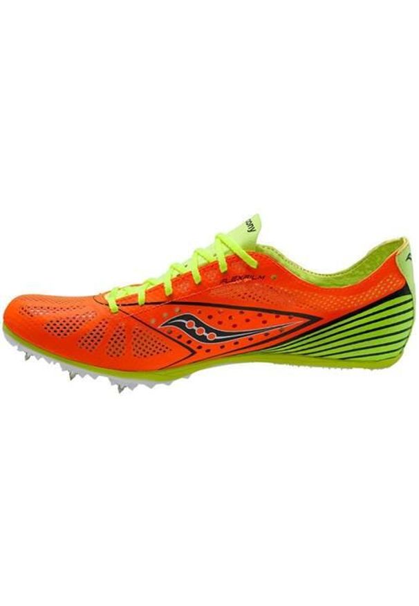 Buty do biegania męskie Saucony Endorphin MD4. Zapięcie: sznurówki. Kolor: wielokolorowy. Materiał: materiał, syntetyk, tkanina. Szerokość cholewki: normalna