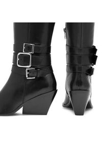 Eva Minge Kozaki CAREI-111347 Czarny. Kolor: czarny. Materiał: skóra #2