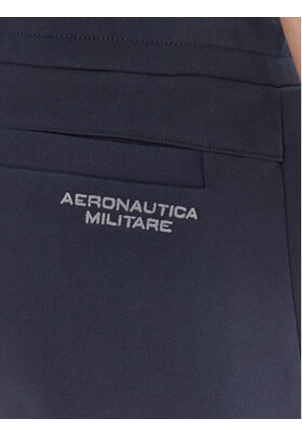 Aeronautica Militare Spodnie dresowe 251PF965F581 Granatowy Regular Fit. Kolor: niebieski. Materiał: bawełna