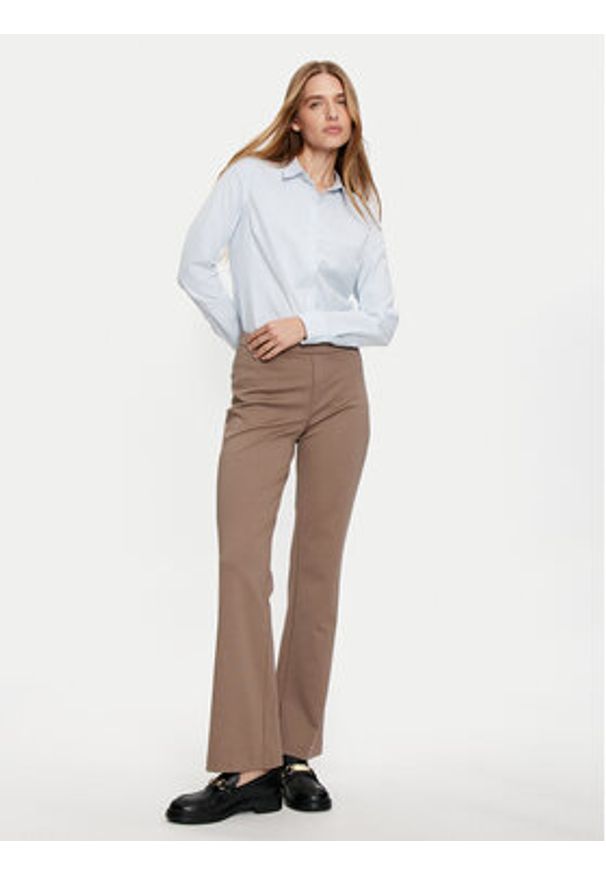 Fransa Koszula 20608315 Błękitny Regular Fit. Kolor: niebieski. Materiał: bawełna