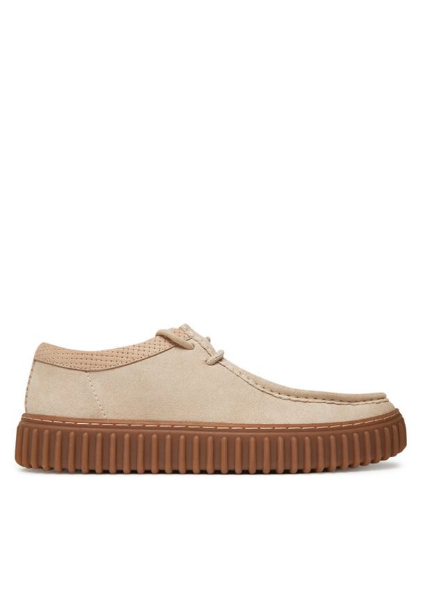 Clarks Półbuty Torhill Low 26180906 Écru. Materiał: skóra