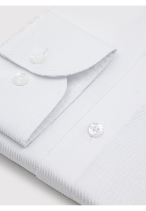 Pako Lorente - PAKO LORENTE - Biała koszula męska z bawełny. Kolor: czarny, biały. Materiał: bawełna. Długość rękawa: długi rękaw. Długość: długie