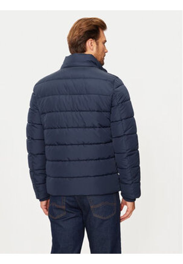 Geox Kurtka zimowa Leitan M4628C T3144 F4545 Granatowy Regular Fit. Kolor: niebieski. Materiał: syntetyk. Sezon: zima