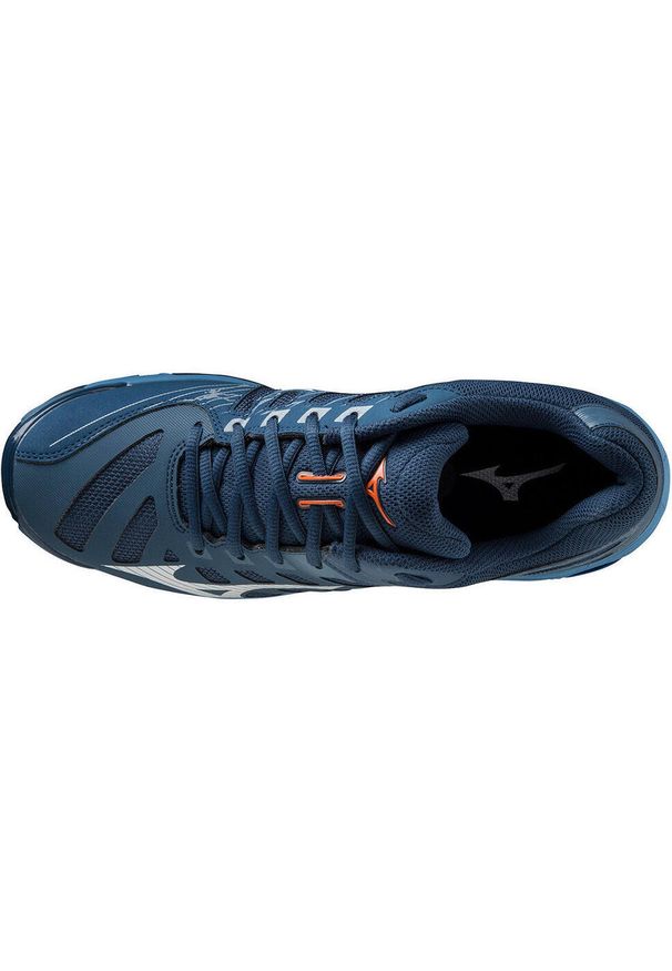 Adidasy Mizuno Wave Voltage 2 Mugen, Dla obu płci. Kolor: biały, niebieski, wielokolorowy. Materiał: syntetyk, materiał. Model: Mizuno Wave. Sport: siatkówka