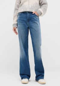 Damskie Spodnie Jeansowe Mustang Style Madison Wide Denim Blue 1016931 5000 582 #1