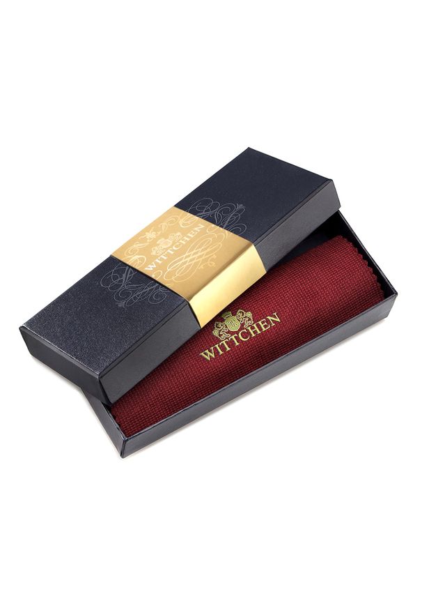 Wittchen - Etui na pióro skórzane z herbem. Kolor: czarny. Materiał: skóra