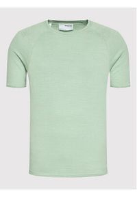 Selected Homme T-Shirt Sunny 16084195 Zielony Regular Fit. Kolor: zielony. Materiał: bawełna #4