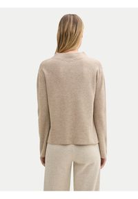 Tom Tailor Sweter 1042993 Beżowy Regular Fit. Kolor: beżowy. Materiał: syntetyk #5