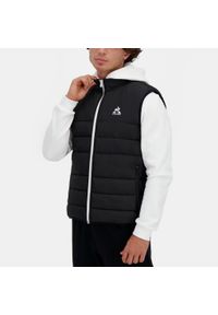 Le Coq Sportif - LE COQ SPORTIF CONTEMPORAIN DOUDOUNE SL N Czarny. Kolor: czarny. Materiał: tkanina, puch. Długość rękawa: bez rękawów. Sport: turystyka piesza #1