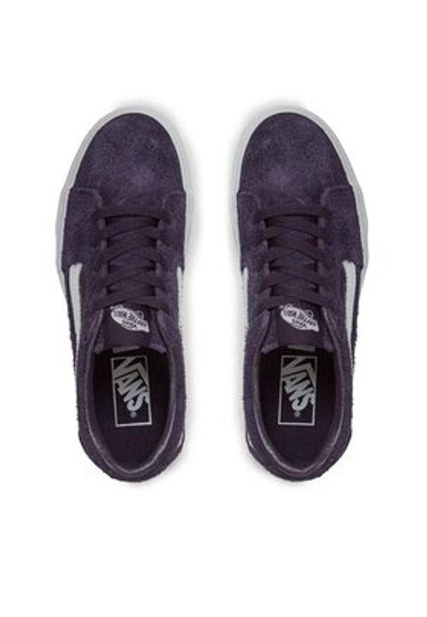 Vans Tenisówki Sk8-Low VN0009QRC9R1 Granatowy. Kolor: niebieski. Materiał: zamsz, skóra