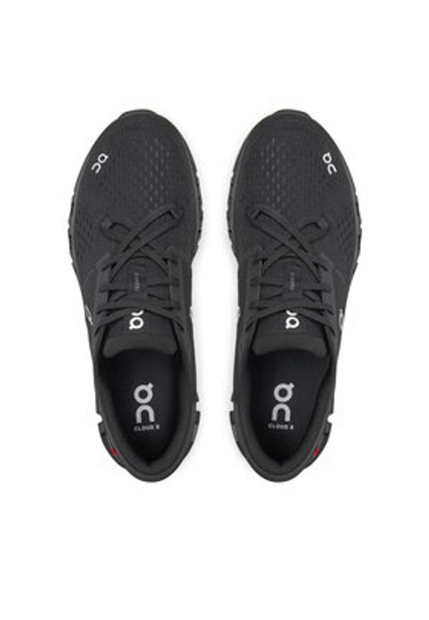 On Buty na siłownię Cloud X 4 3ME30040106 Czarny. Kolor: czarny. Materiał: materiał. Sport: fitness