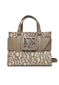 Torebka Armani Exchange. Kolor: beżowy