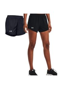 Spodenki sportowe dla kobiet Under Armour FLY BY SHORT. Kolor: czarny