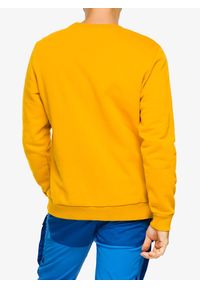 FJÄLRÄVEN KANKEEN - Bluza bawełniana męska Fjallraven Logo Sweater. Kolor: żółty. Materiał: bawełna