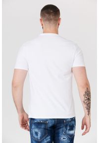 Guess - GUESS Biały t-shirt męski beachwear, Rozmiar M. Kolor: biały #3