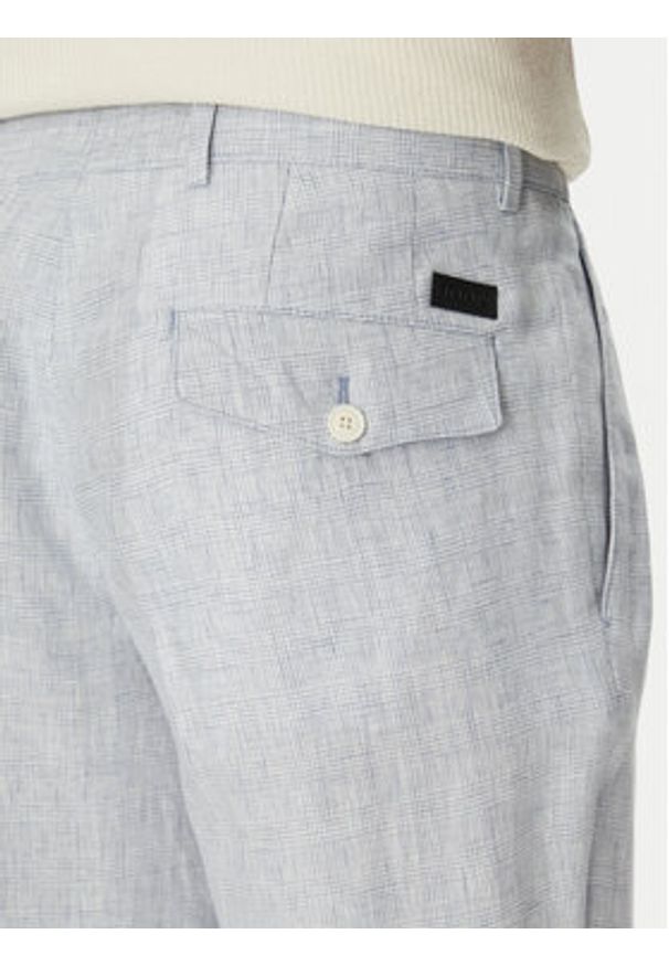 JOOP! Chinosy 17 JT-70Randar12 30045901 Niebieski Regular Fit. Kolor: niebieski. Materiał: len