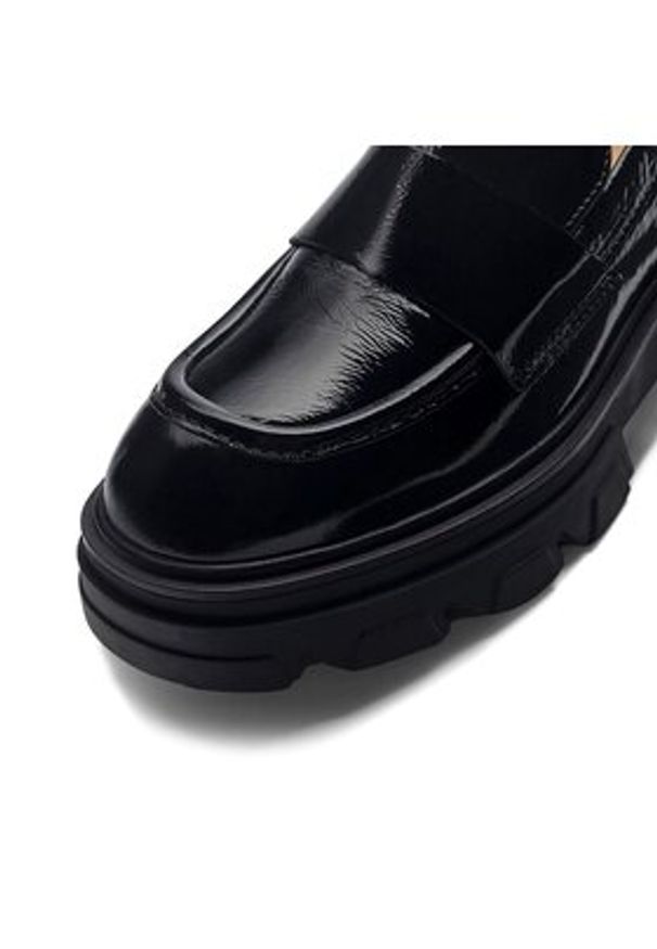 Badura Loafersy VILA-2876 Czarny. Kolor: czarny. Materiał: skóra