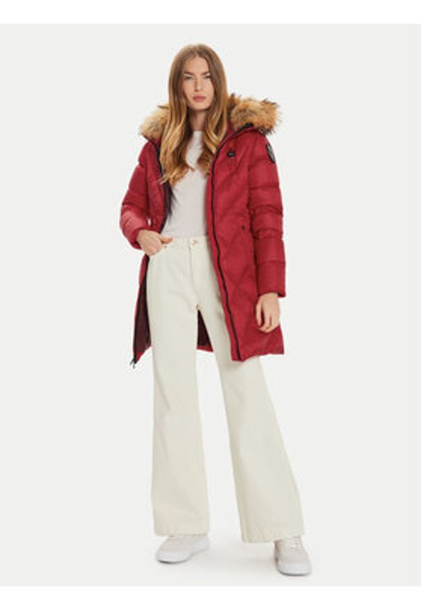 Blauer Kurtka puchowa 24WBLDK03052 Czerwony Regular Fit. Kolor: czerwony. Materiał: syntetyk