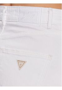 Guess Spódnica jeansowa Swani W3GD44 D2G63 Biały Regular Fit. Kolor: biały. Materiał: bawełna