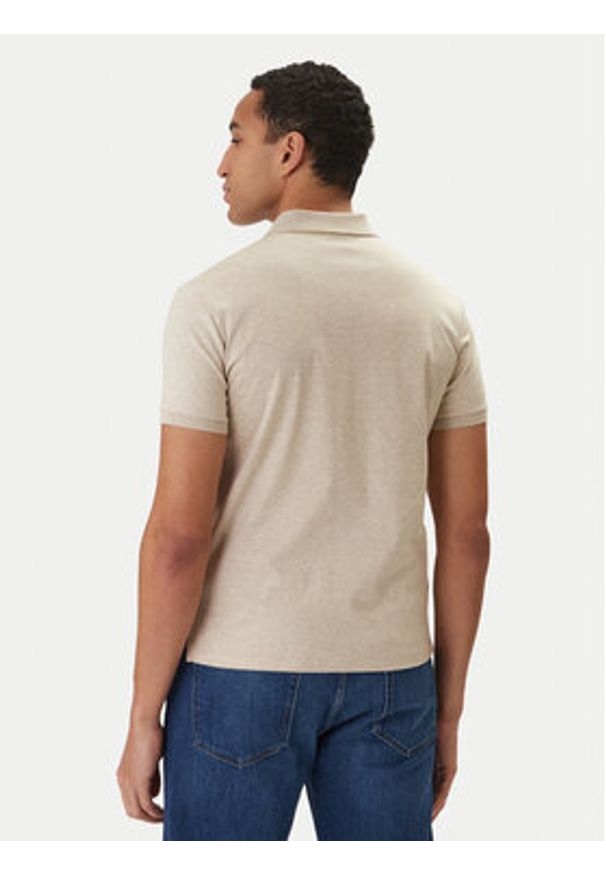 Polo Ralph Lauren Polo 710704319502 Beżowy Custom Slim Fit. Typ kołnierza: polo. Kolor: beżowy. Materiał: bawełna