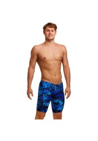 FUNKY TRUNKS - Spodenki kąpielowe męskie do pływania treningowe na basen Funky Trunks Jammer. Kolor: wielokolorowy