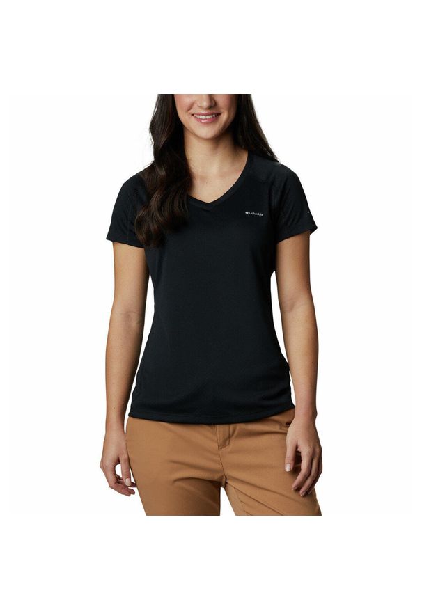 columbia - Koszulka Damska Columbia Zero Rules Short Sleeve T-Shirt. Kolor: czarny, wielokolorowy