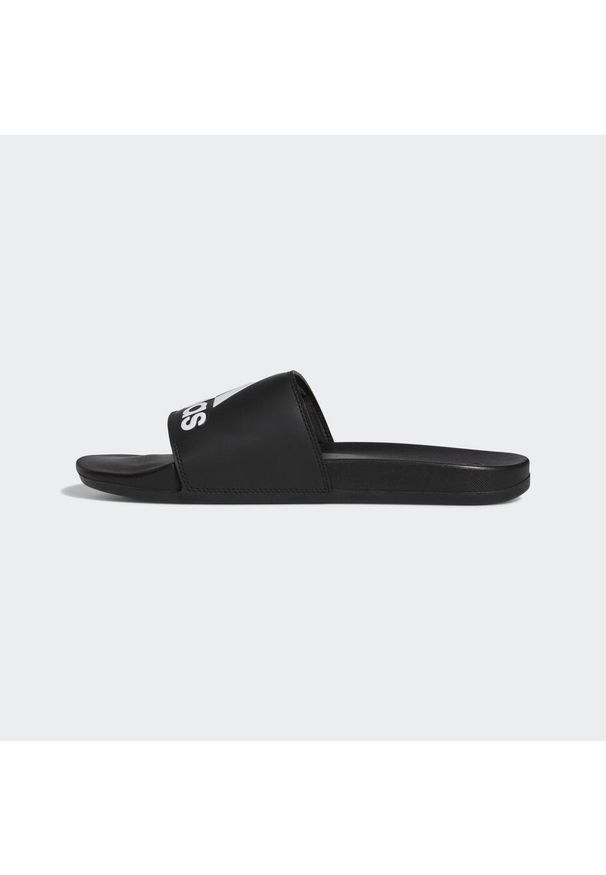 Adidas - adilette Comfort Slides. Kolor: biały, wielokolorowy, czarny. Materiał: guma, tkanina, syntetyk