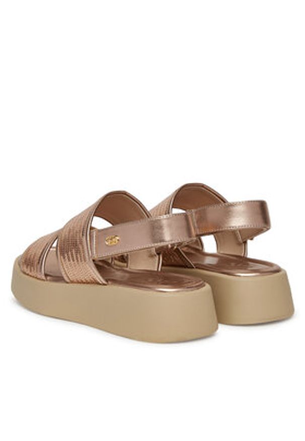 Liu Jo Sandały Amber 01 SA5187 TX055 Różowy. Kolor: różowy. Materiał: skóra