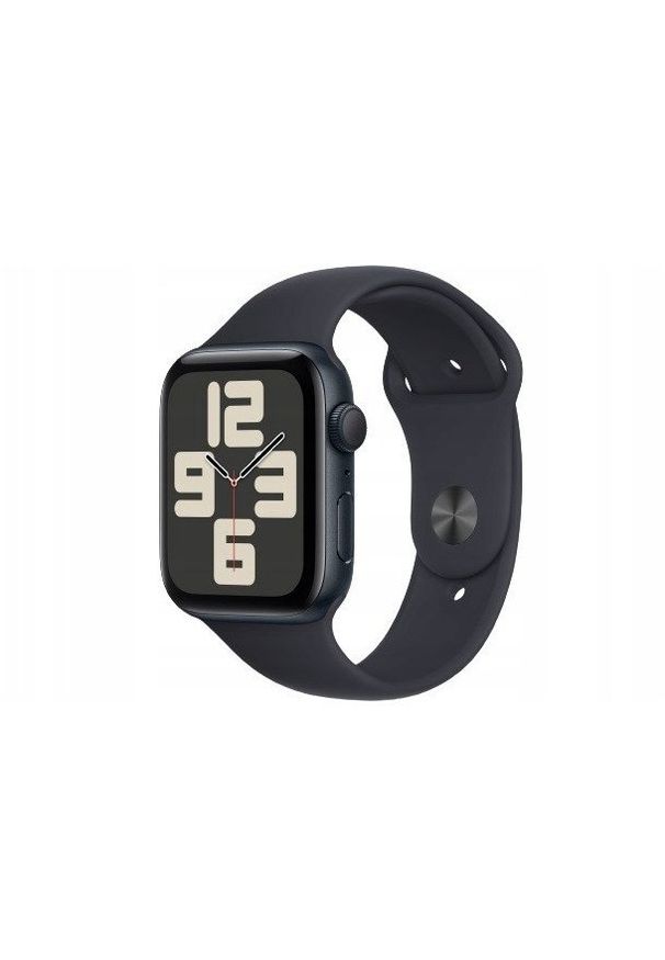 APPLE - Apple Watch SE 2024 44mm czarny M/L. Kolor: czarny