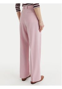 TOMMY HILFIGER - Tommy Hilfiger Spodnie materiałowe Timeless WW0WW48352 Czerwony Straight Fit. Kolor: czerwony. Materiał: syntetyk #4