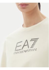 EA7 Emporio Armani Dres 7W000115 AF13135 U1079 Beżowy Regular Fit. Kolor: beżowy. Materiał: bawełna #6