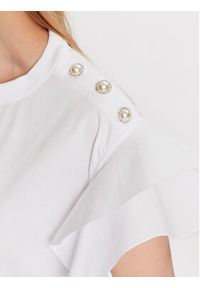 Custommade Bluzka Meika 999115112 Biały Relaxed Fit. Kolor: biały. Materiał: bawełna