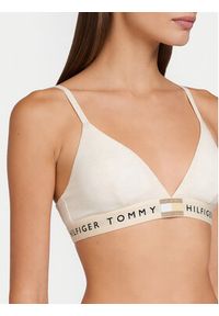 TOMMY HILFIGER - Tommy Hilfiger Biustonosz braletka UW0UW06040 Beżowy. Kolor: beżowy. Materiał: bawełna #2