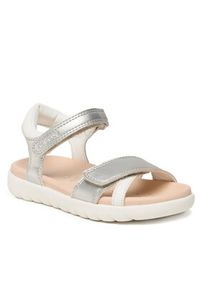 Geox Sandały J Sandal Soleima Gir J35GSA0NFBCC0434 M Srebrny. Kolor: srebrny #4