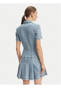 Morgan Sukienka jeansowa 251-RTALA Błękitny Slim Fit. Kolor: niebieski. Materiał: bawełna #3