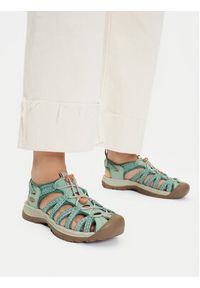 keen - Keen Sandały Whisper W 1029012 Zielony. Kolor: zielony. Materiał: materiał #7