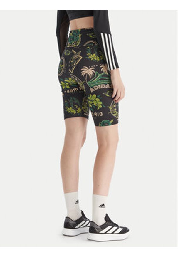 Adidas - adidas Kolarki Farm Bike JM8346 Czarny. Kolor: czarny. Materiał: bawełna