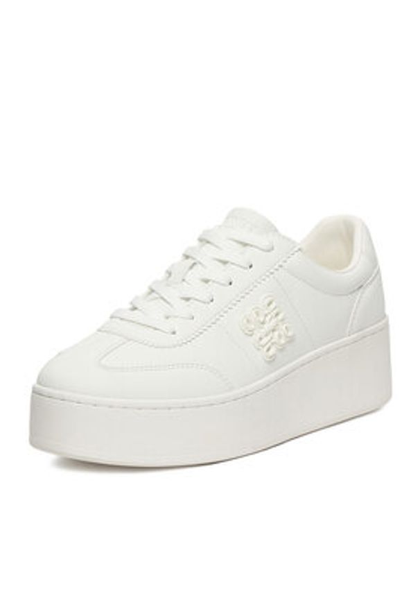 Nine West Sneakersy EO-SS26-3C602 Biały. Kolor: biały. Materiał: skóra