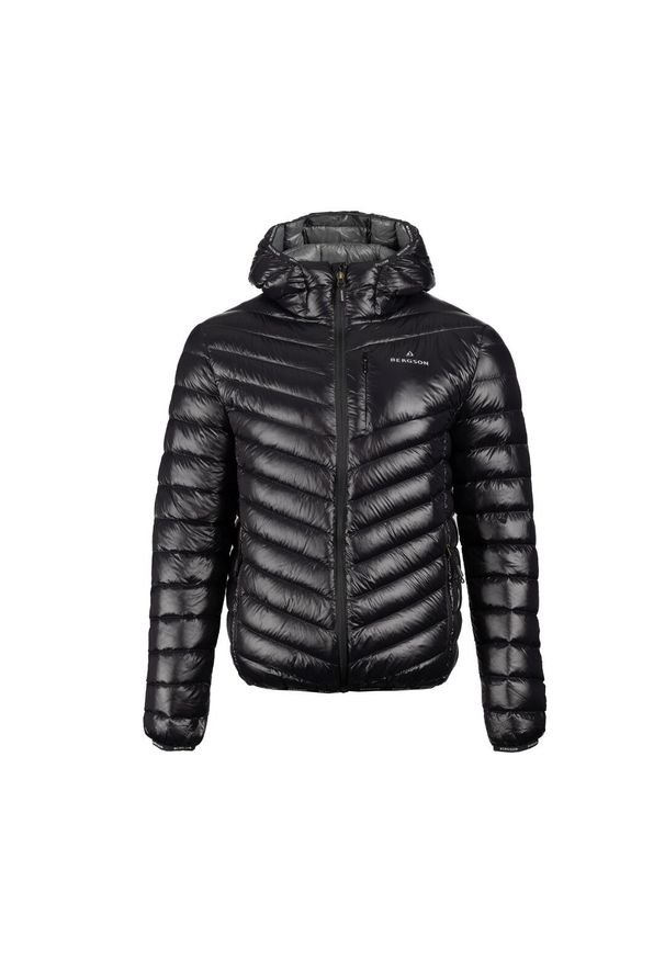 Bergson - Kurtka puchowa męska Celsius blk. Kolor: czarny. Materiał: puch. Sport: turystyka piesza